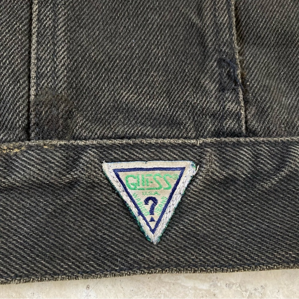 Vintage Georges Marciano Guess Jean Jacket Classic Cut G.M. American Cut - Picture 4 of 12